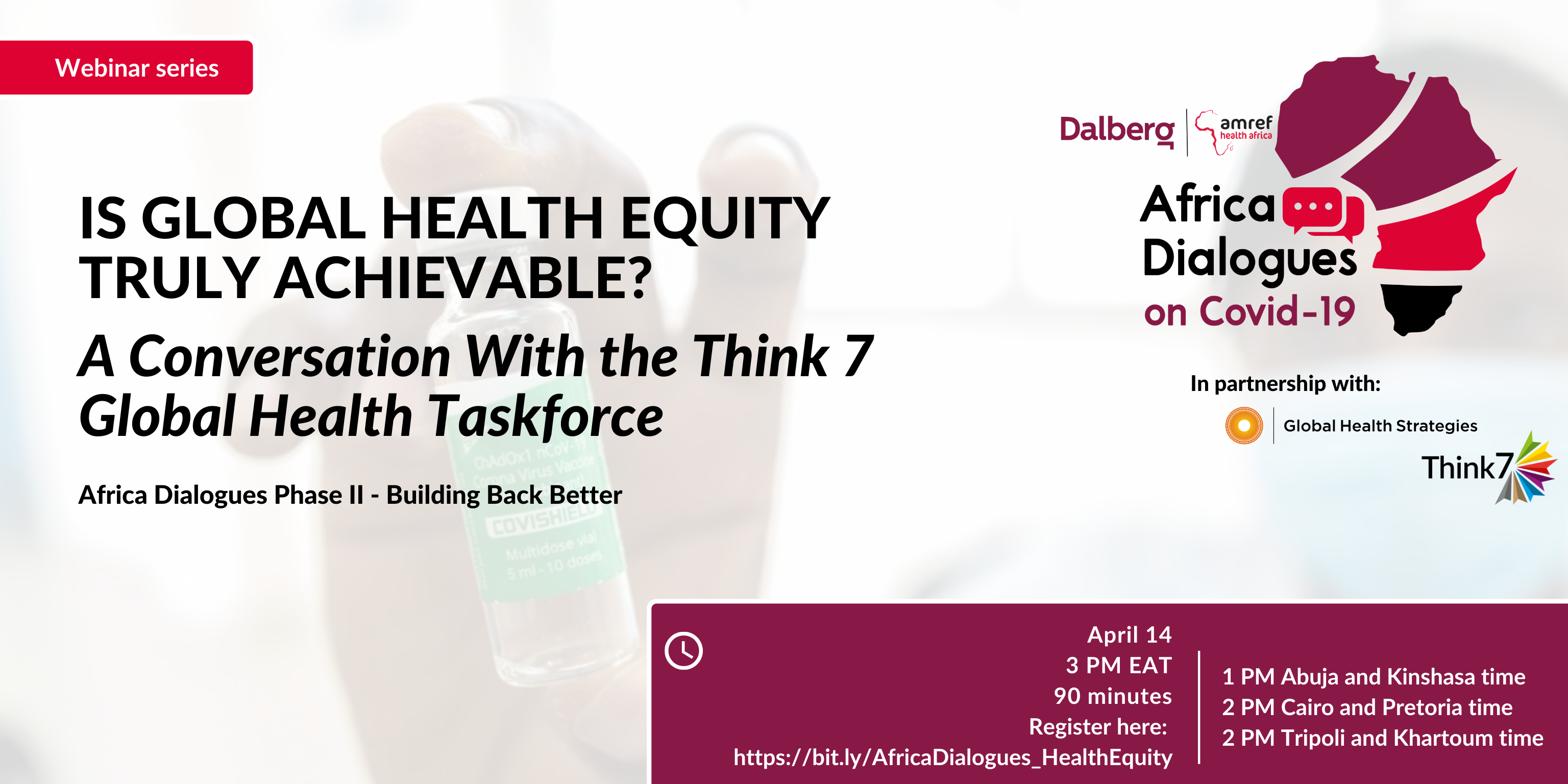 Is Global Health Equity Truly Achievable? A Conversation With the Think 7 Global Health Taskforce